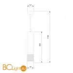 Подвесной светильник Elektrostandard Tony DLN108 GU10 черный/золото a055559 - Фото 2