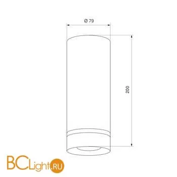 Спот Elektrostandard Topper DLR022 12W 4200K хром матовый a037520 - Фото 3