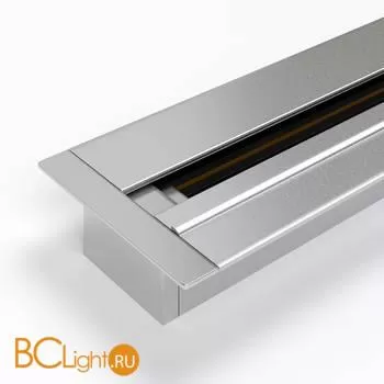 Встраиваемый однофазный шинопровод 1 метр серебристый (с вводом питания и заглушкой) Elektrostandard TRLM-1-100-CH a050160