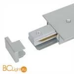 Ввод питания и заглушка торцевая для однофазного встраиваемого шинопровода (серебристый) Elektrostandard Track Rail Recessed TRPF-1-CH a050166 - Фото 0