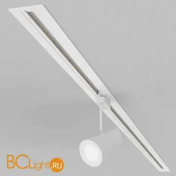 Встраиваемый однофазный шинопровод 2м белый (в комплекте ввод питания и заглушка) Elektrostandard Track Rail WH Recessed 85083/00 a057097 - Фото 1