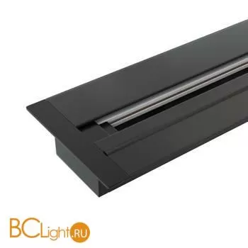 Встраиваемый однофазный шинопровод 1 метр черный (с вводом питания и заглушкой) Elektrostandard Track TRLM-1-100-BK a046194