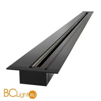 Встраиваемый однофазный шинопровод 1 метр черный (с вводом питания и заглушкой) Elektrostandard Track TRLM-1-100-BK a046194 - Фото 4