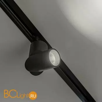 Встраиваемый однофазный шинопровод 1 метр черный (с вводом питания и заглушкой) Elektrostandard Track TRLM-1-100-BK a046194 - Фото 1