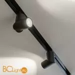 Встраиваемый однофазный шинопровод 1 метр черный (с вводом питания и заглушкой) Elektrostandard Track TRLM-1-100-BK a046194 - Фото 2