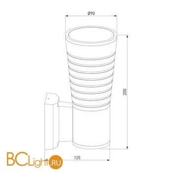 Бра Elektrostandard Tube 1503 TECHNO LED черный a044304 - Фото 2