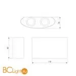 Настенный светильник Elektrostandard Twinky 1555 TECHNO LED a038419 - Фото 2