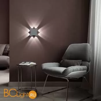 Настенный светильник Elektrostandard Twinky 1631 TECHNO LED серый a051824 - Фото 2