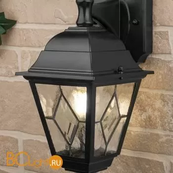 Уличный настенный светильник Elektrostandard Vega Vega D черный a025019 - Фото 2