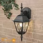 Уличный настенный светильник Elektrostandard Vega Vega D черный a025019