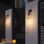 Уличный настенный светильник Elektrostandard Vesto new 35171/D черный a066198 - Фото 0