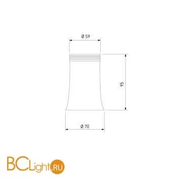 Спот Elektrostandard Vetro DLN100 GU10 WH белый a043164 - Фото 1