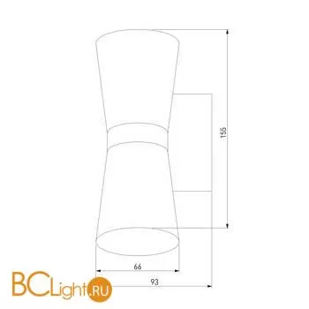 Бра Elektrostandard Viare MRL LED 1003 белый a043954 - Фото 3