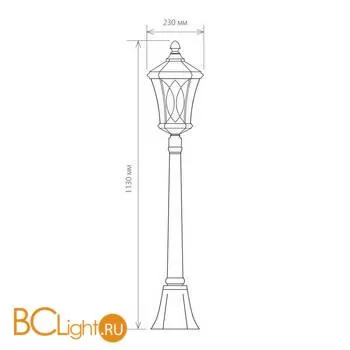 Садово-парковый фонарь Elektrostandard Virgo GLXT-1450F a031929 - Фото 5