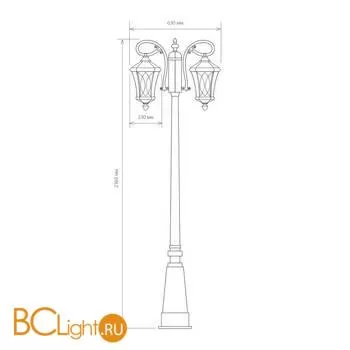 Садово-парковый фонарь Elektrostandard Virgo GLXT-1450F/2 a031925 - Фото 2