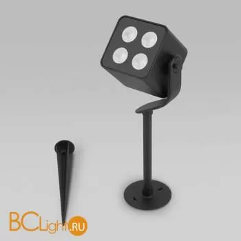 Садово-парковый фонарь Elektrostandard Visor 35142/S черный a057634 - Фото 1