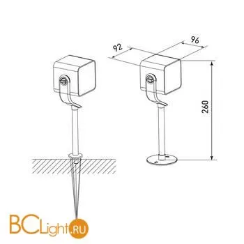 Садово-парковый фонарь Elektrostandard Visor 35142/S черный a057634 - Фото 3