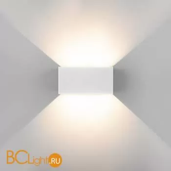 Уличный настенный светильник Elektrostandard Winner 35137/W белый a057133 - Фото 0