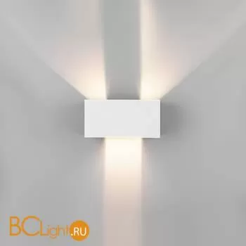 Уличный настенный светильник Elektrostandard Winner 35137/W белый a057133 - Фото 2