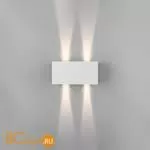 Уличный настенный светильник Elektrostandard Winner 35137/W белый a057133 - Фото 3