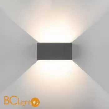 Уличный настенный светильник Elektrostandard Winner 35137/W серый a057135 - Фото 2