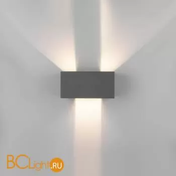 Уличный настенный светильник Elektrostandard Winner 35137/W серый a057135 - Фото 4