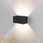 Уличный настенный светильник Elektrostandard Winner 35137/W черный a057136 - Фото 0