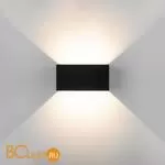 Уличный настенный светильник Elektrostandard Winner 35137/W черный a057136 - Фото 1