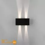 Уличный настенный светильник Elektrostandard Winner 35137/W черный a057136 - Фото 3