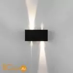 Уличный настенный светильник Elektrostandard Winner 35137/W черный a057136 - Фото 4