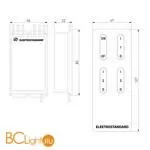 3-канальный контроллер для дистанционного управления освещением Elektrostandard Y11 a043622 - Фото 1