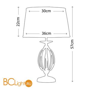 Настольная лампа Elstead Lighting Aegean AG/TL POL BRASS - Схема