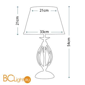 Настольная лампа Elstead Lighting Artisan ART/TL BLACK - Схема