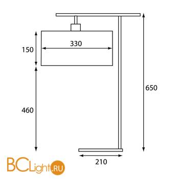 Настольная лампа Elstead Lighting Balance HQ/BALANCE TL + HQ/CY33 LIMEPR3 - Схема