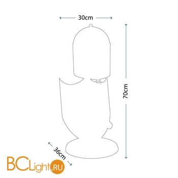Настольная лампа Elstead Lighting Crusader CRUSADER T/L - Схема