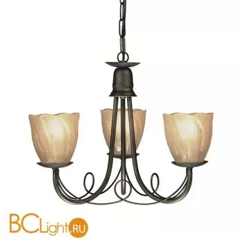 Люстра Elstead Lighting Minster MN3 BLK/GOLD + 3x GS54