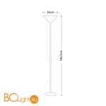 Торшер Elstead Lighting Pembroke PB/UL BLACK - Схема