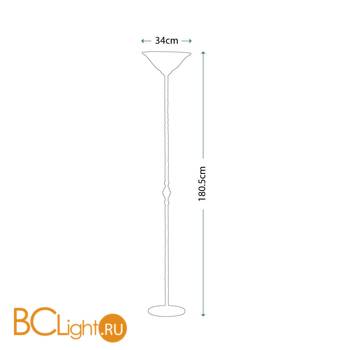 Торшер Elstead Lighting Pembroke PB/UL BLK/GOLD - Схема