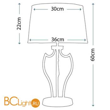 Настольная лампа Elstead Lighting Pimlico PM/TL DB - Схема