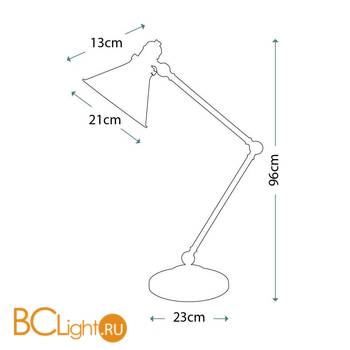 Настольная лампа Elstead Lighting Provence PV/TL OB - Схема