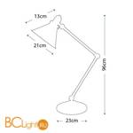 Настольная лампа Elstead Lighting Provence PV/TL OB - Схема