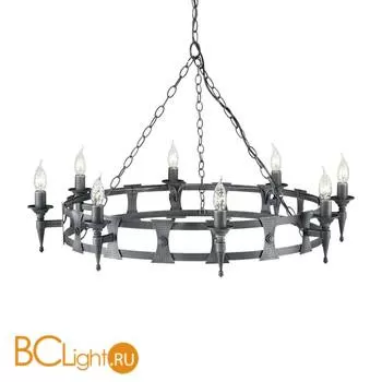 Люстра Elstead Lighting Saxon SAX8 BLK/SIL - Фото 0