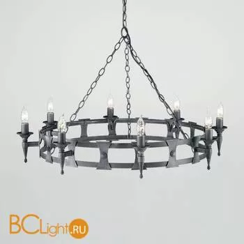 Люстра Elstead Lighting Saxon SAX8 BLK/SIL