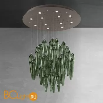 Потолочный светильник Euroluce Abstract 90 Gray Viridian