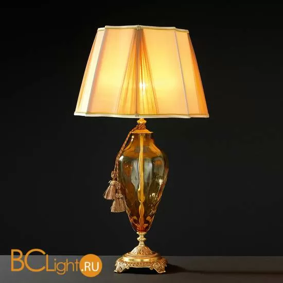 Настольная лампа Euroluce Adone LG1 gold Amber