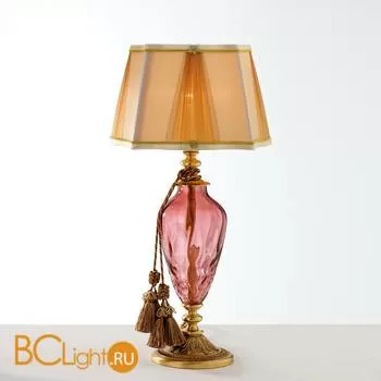 Настольная лампа Euroluce Adone LP1 gold Antique rose
