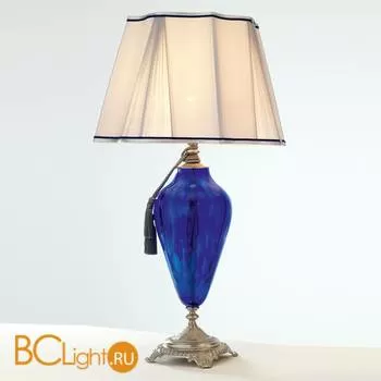 Настольная лампа Euroluce Adone LG1 silver Cobalt blue