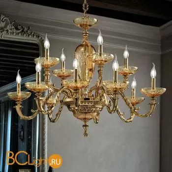Люстра Euroluce Aida L8+4 Amber