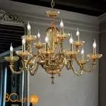 Люстра Euroluce Aida L8+4 Amber