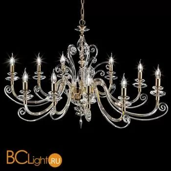 Люстра Euroluce Alicante Ellipse L10 120 gold Clear